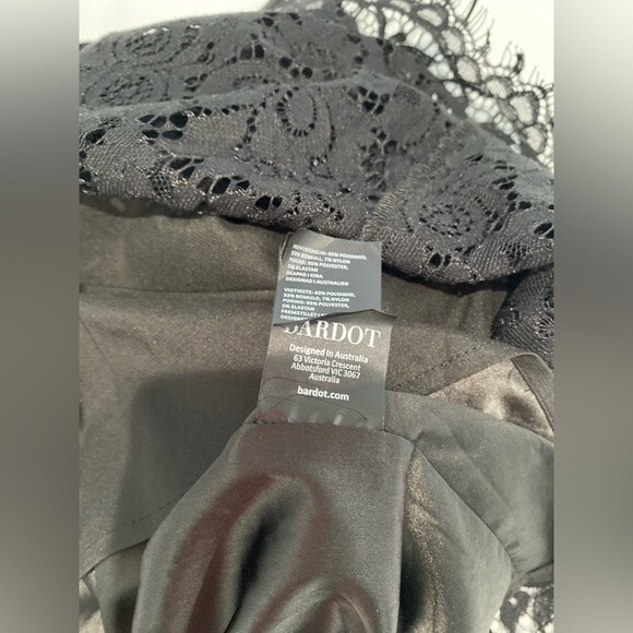 New Bardot Bella Women Lace Dress Black - Picture 8 of 11